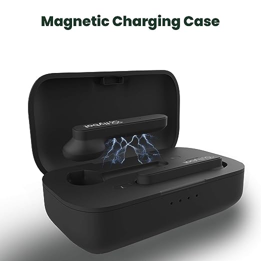 Flybot Beat 100 True Wireless Bluetooth 5.0 Earphones with Charging Case, Compatible with Android and iOS IPX4 Water Resistance Deep Bass Feature (Black) Flybot Beat 100 True Wireless Bluetooth 5.0 Earphones with Charging Case, Compatible with Android and iOS IPX4 Water Resistance Deep Bass Feature (Black)